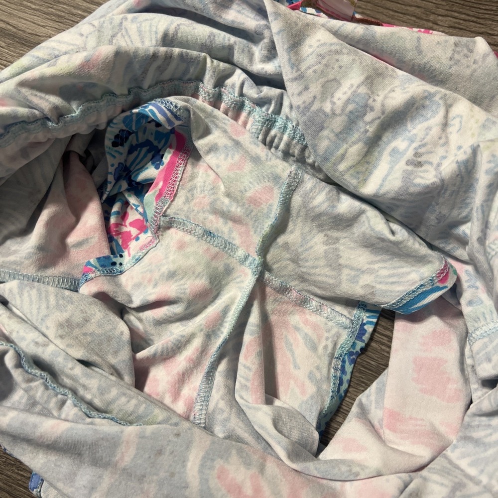 Lilly Pulitzer Alessa Sink or Swim Elastic Waist Skort Romper Size Medium - Picture 6 of 13